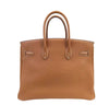 hermes birkin 35 brown used back