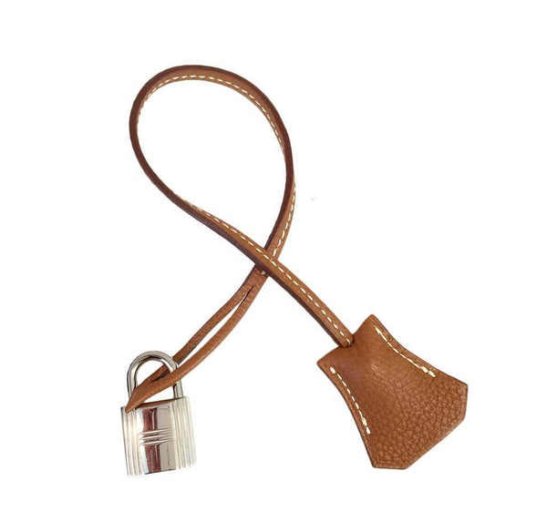 hermes birkin 35 brown used lock keys