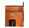 Hermès Birkin 30 Potiron Orange Togo palladium good stamp