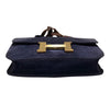 Hermes Constance 24 Vintage Navy Suede gold very good bottom
