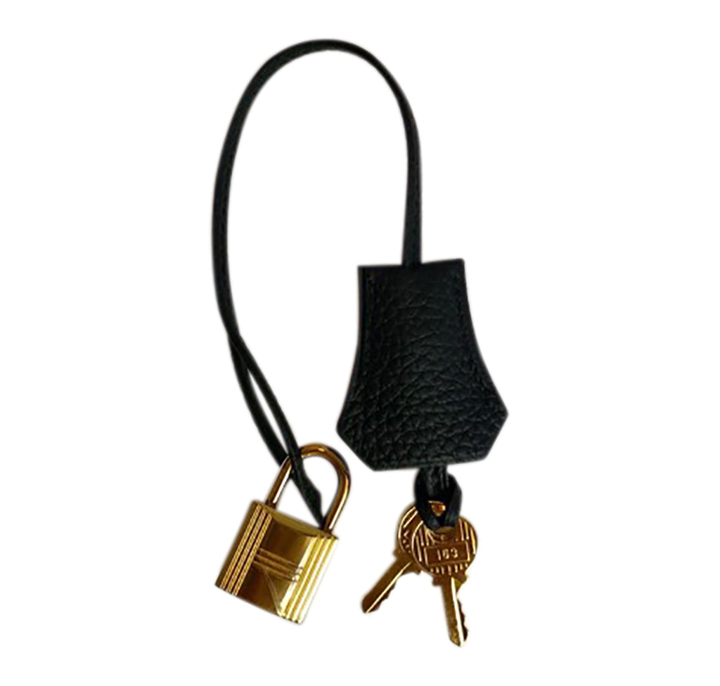 Hermès Birkin 30 Noir Porosus Matte with Gold Hardware - Bags