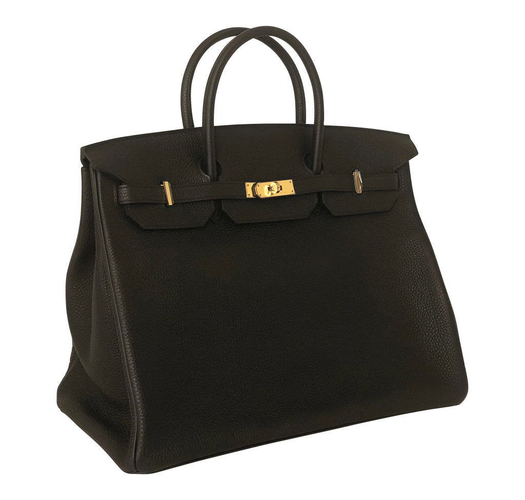Birkin 40 leather handbag Hermès Brown in Leather - 14271931