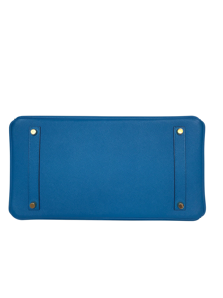 Hermès Birkin 35 Blue Mykonos Epsom Bag