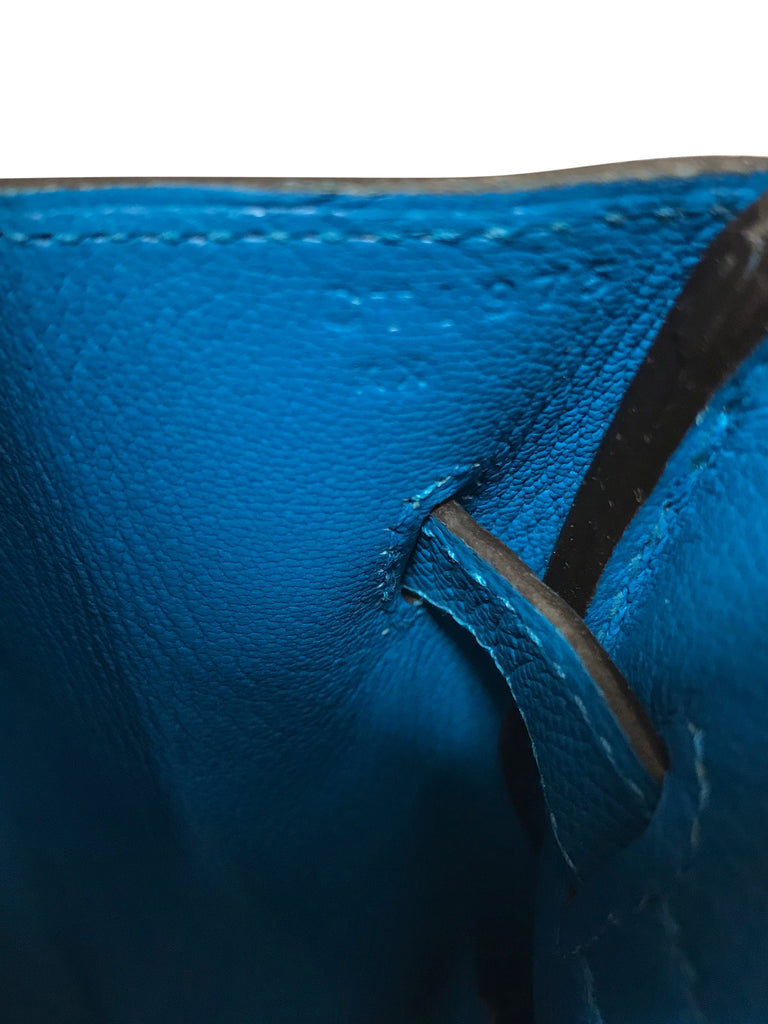 Hermès Bleu du Nord Birkin 35cm of Epsom Leather with Gold