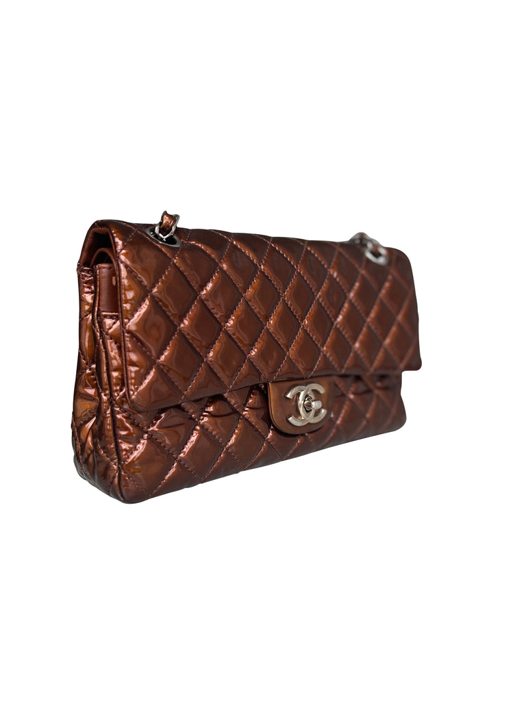 Chanel Bronze 2.55 Reissue L Metallic Quilted Leather Flap Flap Wallet