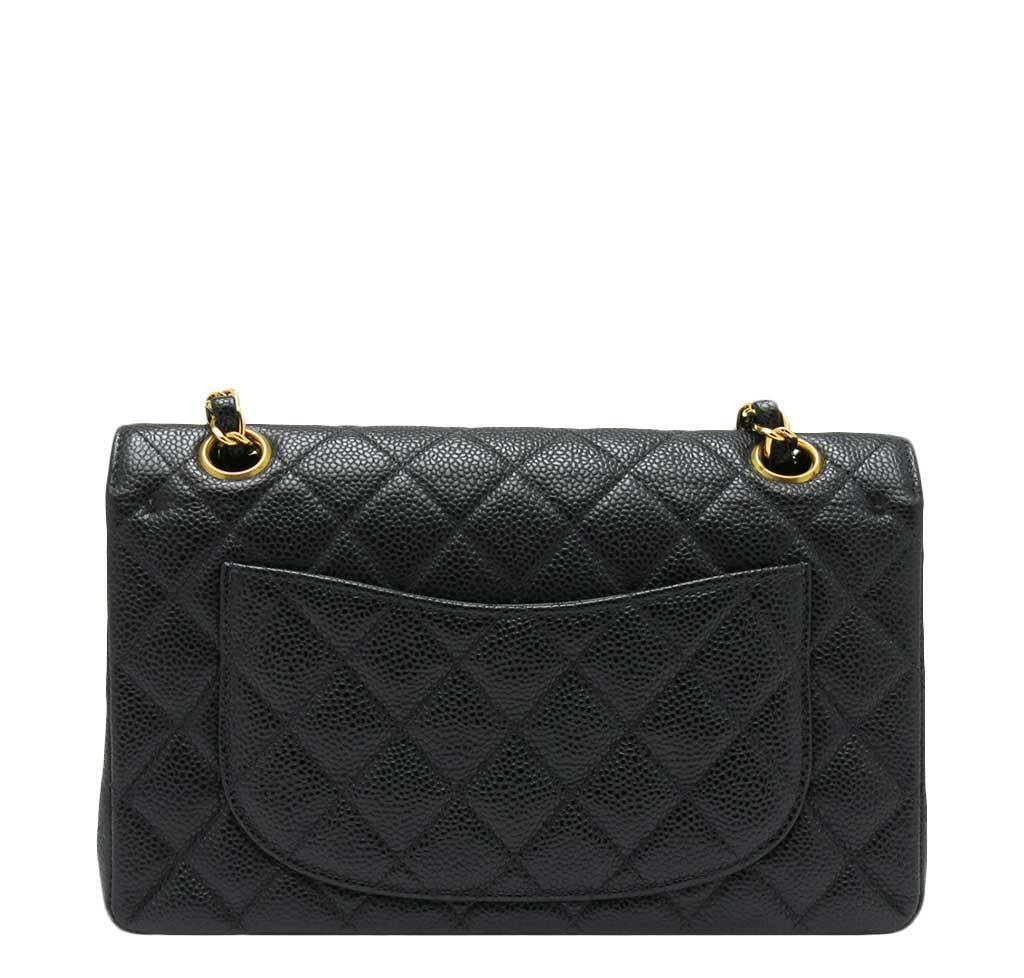 Chanel Classic Medium Double Flap 22P Light Pink Quilted Caviar with light  gold hardware