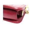 chanel stingray shoulder bag burgundy used corner