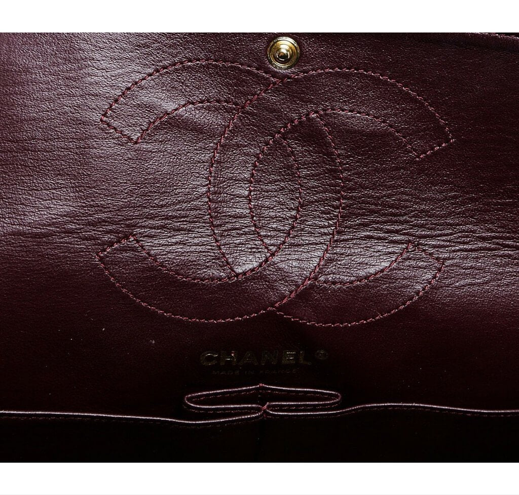 Chanel Black Lambskin Jumbo 2.55 Classic Flap Bag SHW – Boutique Patina