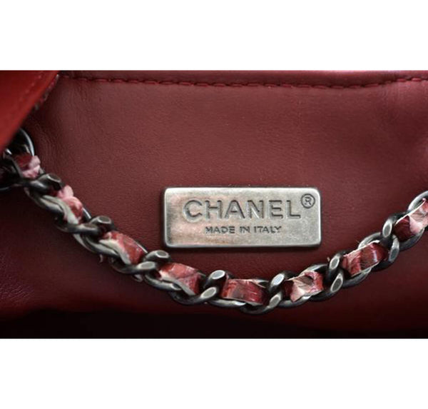 Chanel Dallas Collection Bag Python Red