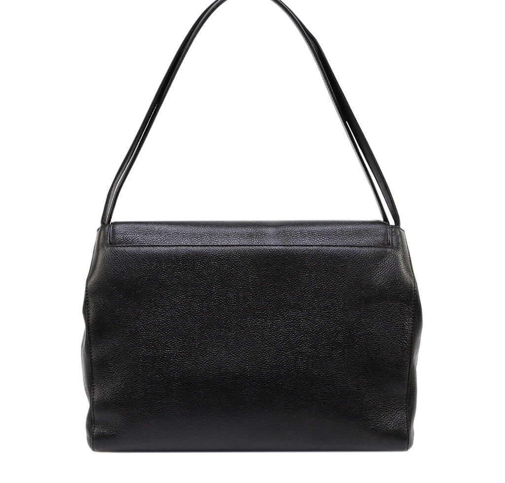 Chanel Timeless Single Flap Bag Schwarz Bicolor Hardware – the luxury  cabinet