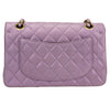 Chanel Flap Bag Light Purple Used back