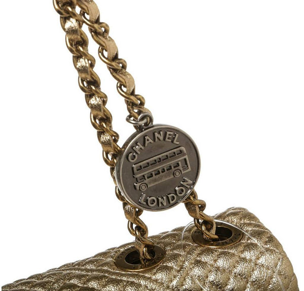 chanel 15C coin classic gold new detail