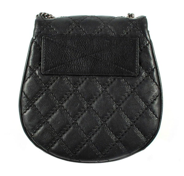Chanel Crossbody Tassel Bag Black Used Back