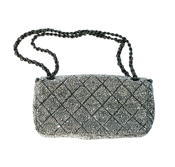 chanel crystal swarovski bag special used back