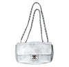 Chanel Jumbo Shoulder Lucky Charms Silver Used front