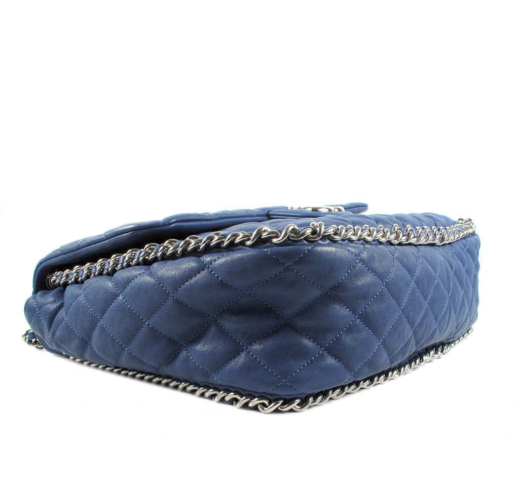 Chanel blue 2025 crossbody bag
