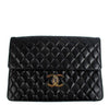 Chanel Bag Maxi Shoulder Black Lambskin 