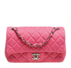 Chanel Mini Flap Bag Pink Jersey