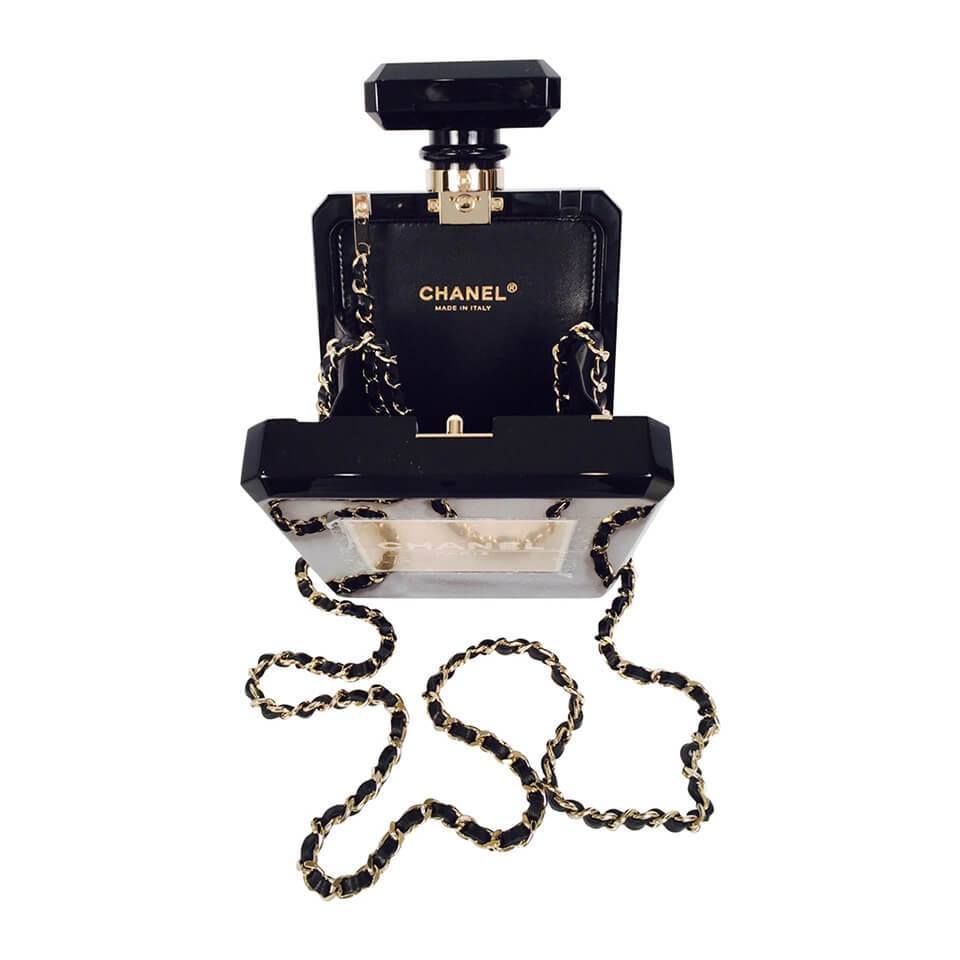 Chanel Perfume Bottle Handbag/Clutch Dupe – Beyond The Fashion