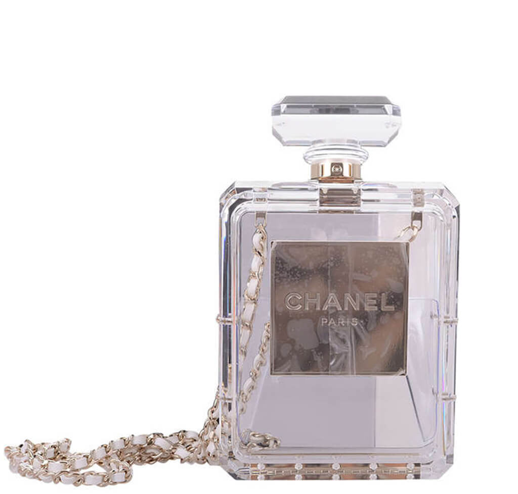 Chanel Rare Perfume Bottle Clutch Bag