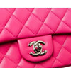 Chanel Mini Classic Flap Bag Pink Used Detail