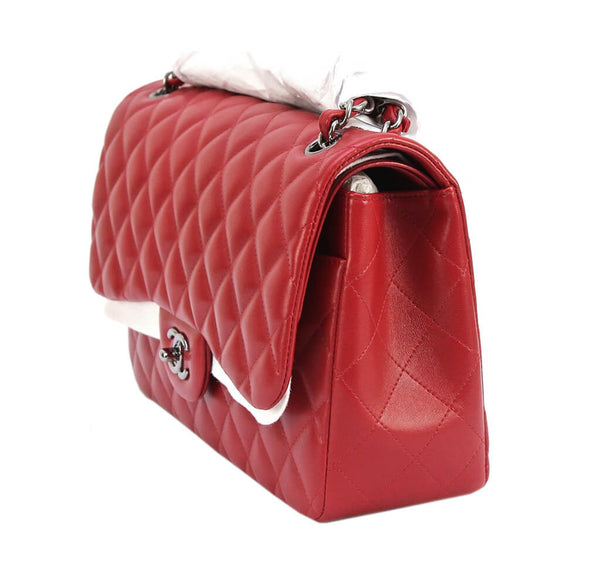 Chanel Jumbo Double Flap Bag Red 