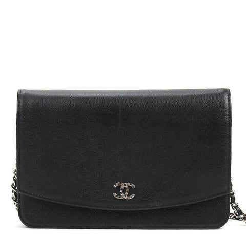 Chanel Timeless Wallet On Chain Caviar Light Pink | SACLÀB