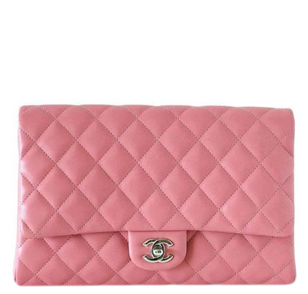 Chanel WOC Bag Lambskin Leather Pink - Silver Hardware