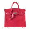 Hermes Birkin 25 Rouge Lizard Bag