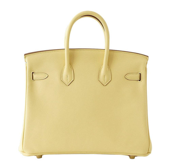 hermes birkin 25 jaune poussin new back