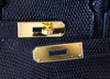 Hermès Birkin 30 Bag Noir Lizard Gold pristine clasp