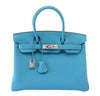 Hermes Birkin 30 Turquoise Bag Togo