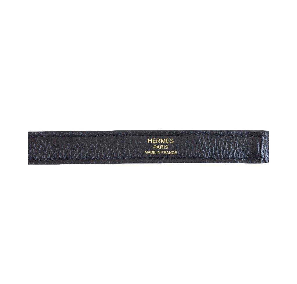 Hermès Kelly 32 Noir (Black) Togo Gold Hardware GHW — The French