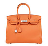 Hermes Birkin 35 Orange Togo Bag