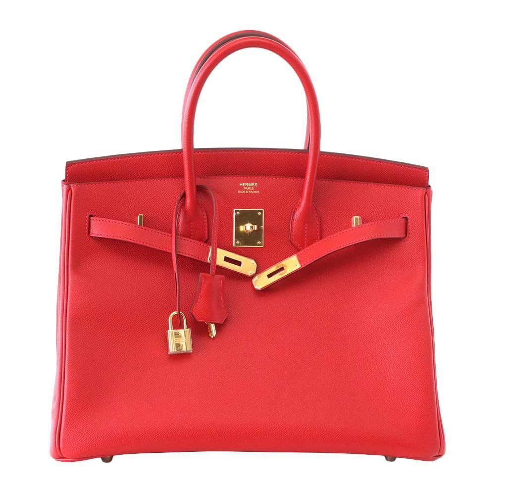 Hermes, Bags, Sold Hermes Birkin 3 Rouge Casaque Ghw Epsom