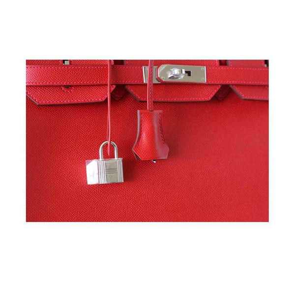 Hermes Birkin 35 Rouge Casaque new lock