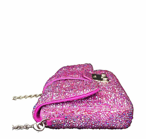 dior crystal swarovski bag side