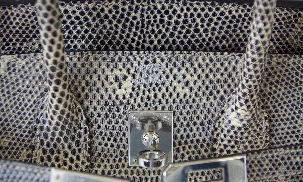 Hermès Birkin 25 Ombre Lizard Palladium Hardware – ZAK BAGS ©️