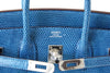 Hermès Birkin 25 Bag Mykonos Lizard Palladium pristine embossing