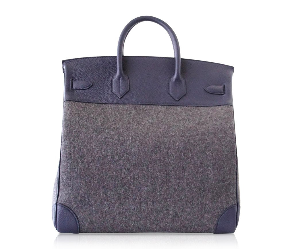 Hermès 2021 Toile Cargo HAC Birkin 40 - Blue Weekenders, Bags