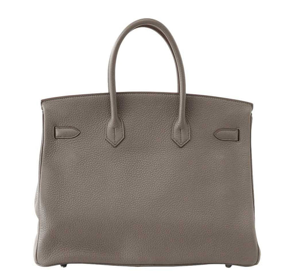 Hermes Birkin 35 Etain new back