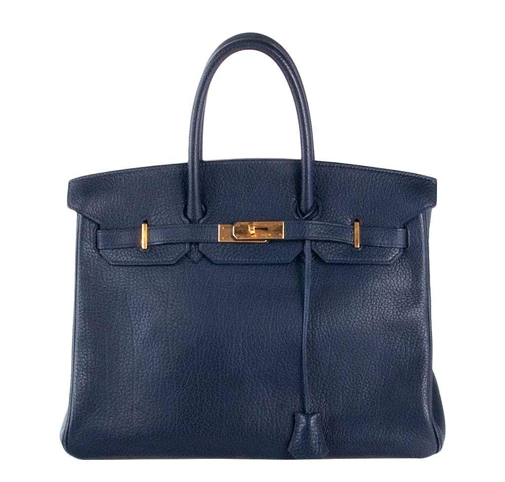 HERMES BIRKIN 30 BLUE TEMPETE FJORD GHW  Bags, Hermes bag birkin, Bags  designer