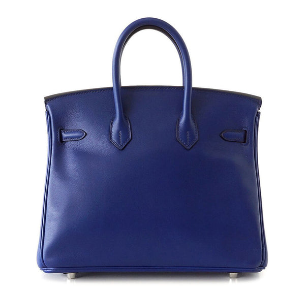 Hermes Birkin 25 Bleu Saphir Bag 