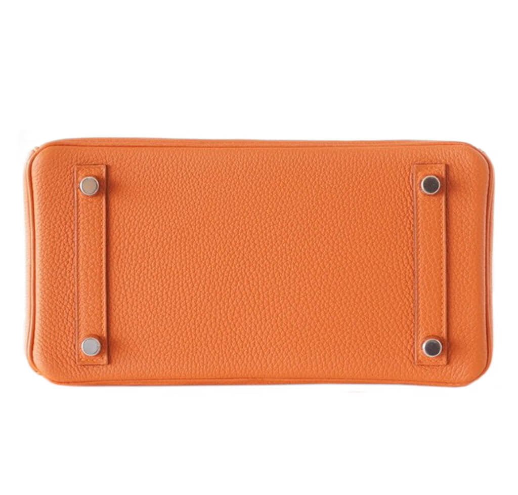 Hermes Birkin 25 Cuivre Orange Togo Leather Gold Hardware