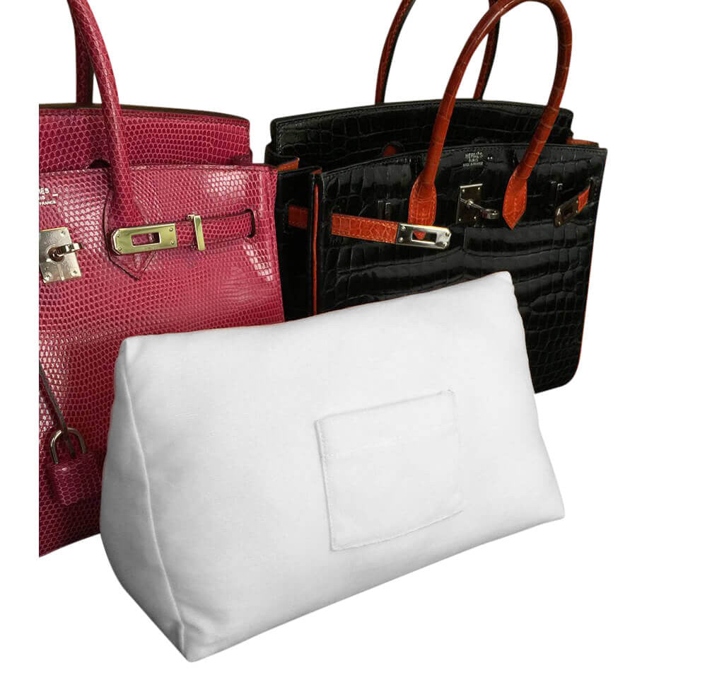 Custom Birkin 25 Handbag Storage Pillow Shaper (Select Color: Black)