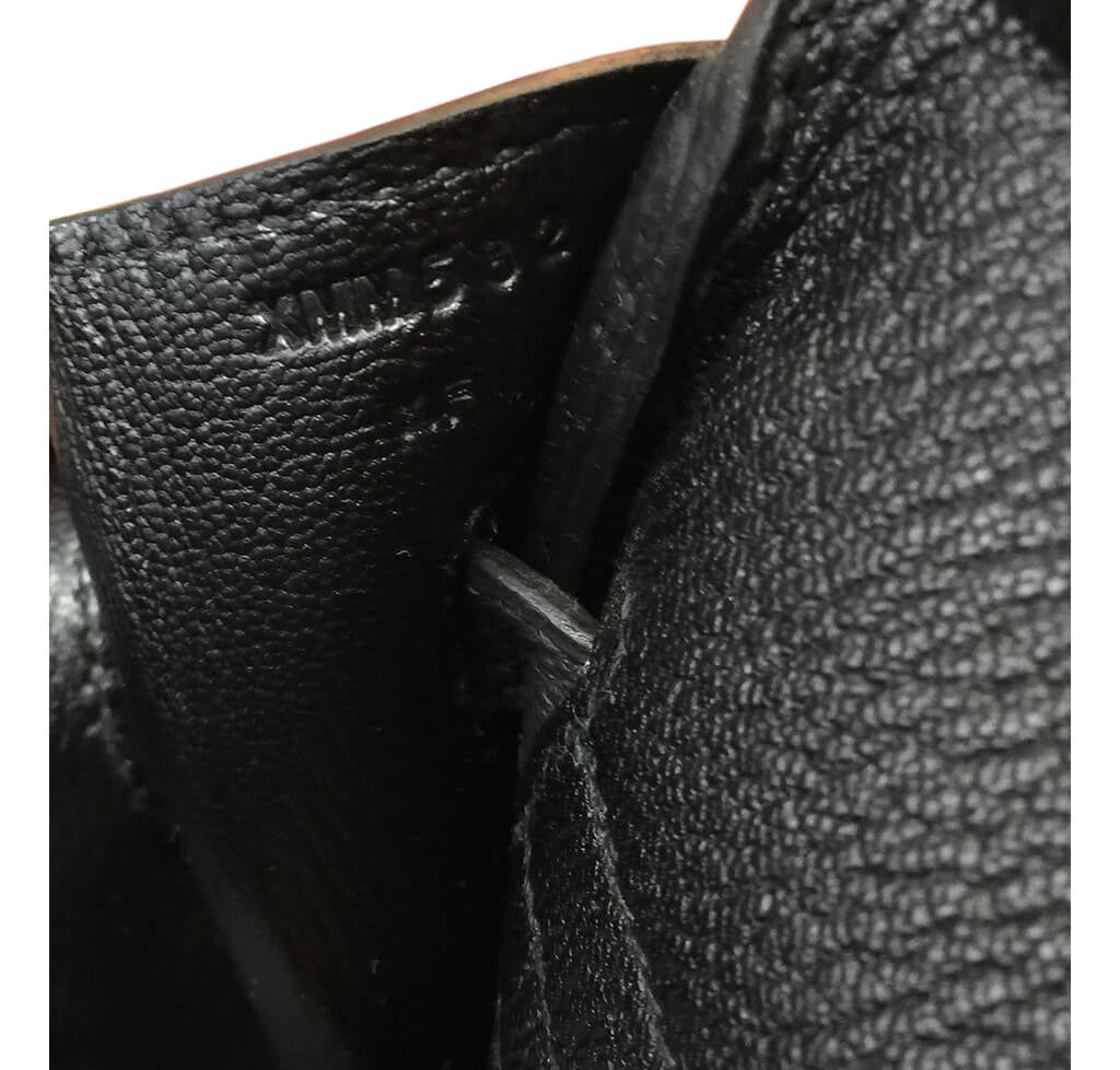 Hermes　Birkin bag 30　Black　Togo leather　Silver hardware