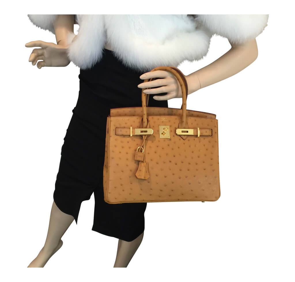 Birkin ostrich bag price Clearance