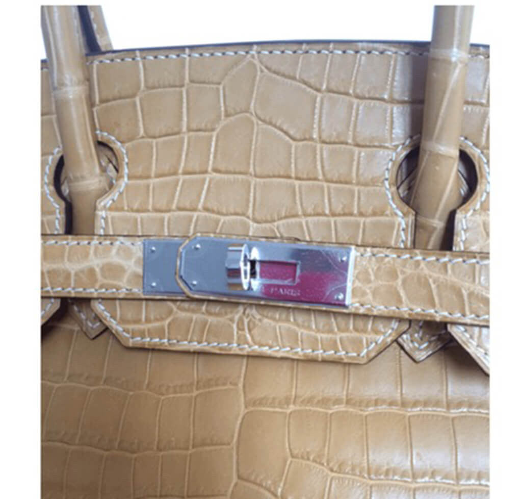 Brand New Hermès Birkin 30 Sanguine Crocodile Niloticus Lisse ○ Labellov ○  Buy and Sell Authentic Luxury