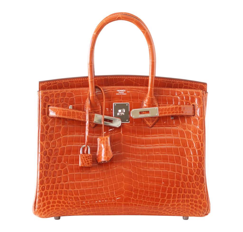 Hermes Birkin 30 Orange Crocodile PHW  Hermes birkin, Hermes birkin 30,  Birkin