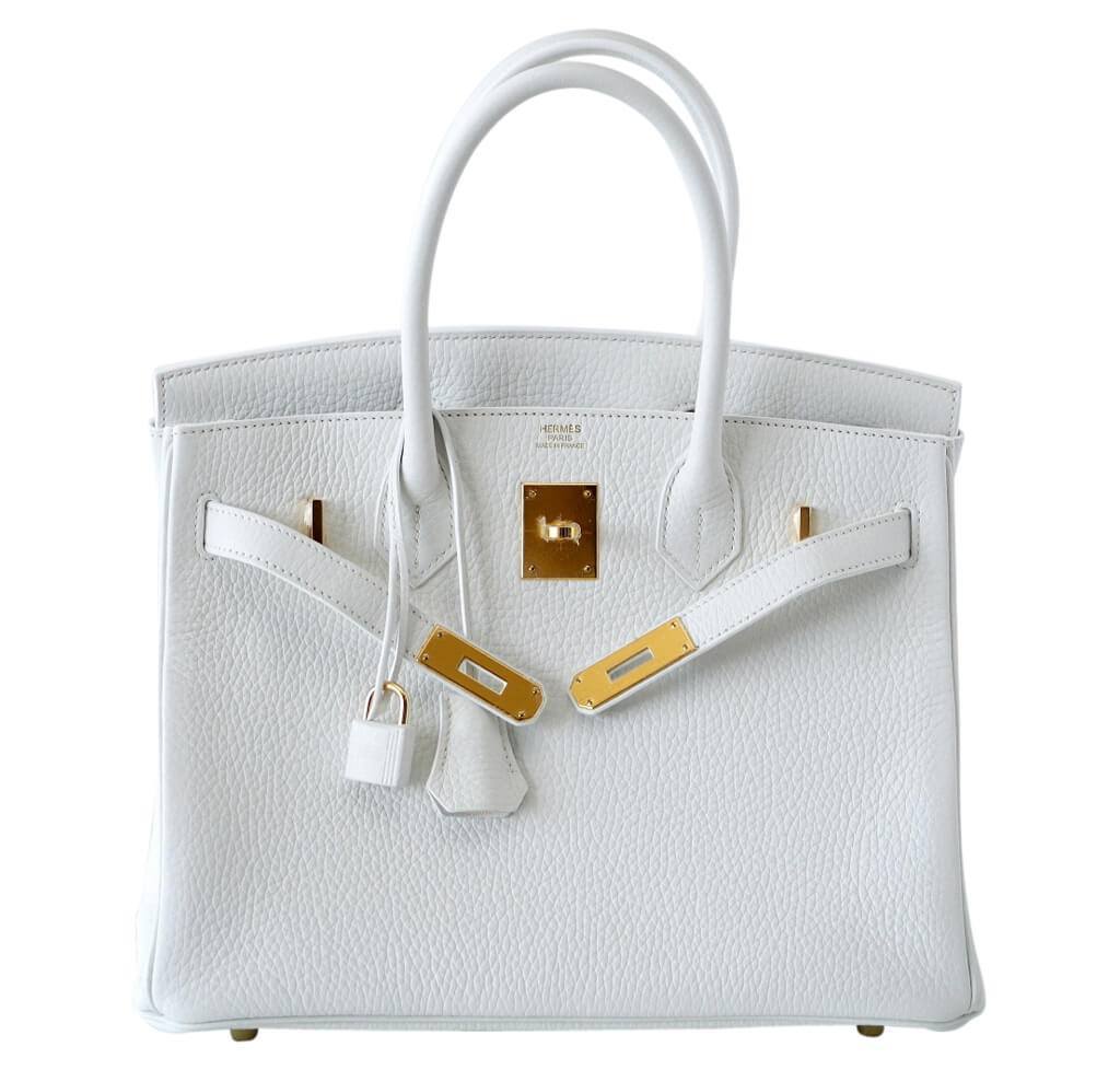 Hermes Birkin 30, Stamp N, Bougainvillea Color, Clemence Leather, Silver  Hardware, with Lock, Keys, Raincoat, Dust Cover & Box